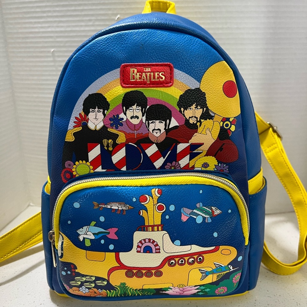 Funko The Beatles Yellow Submarine Mini Backpack 2022 Walmart Exclusive